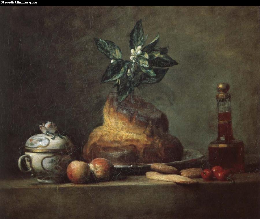 Jean Baptiste Simeon Chardin Round cake